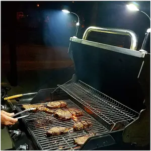 |  Barbecue BBQ Grill Light Set for Grilling 2 Pack | 6 Alkaline AAA  Included | Works   Grills with an Exception to Stainless Steel.