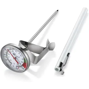 Instand Read 2-Inch Dial Thermometer,Best for The Coffee Drinks,Chocolate Milk Foam Kitchen Stainless