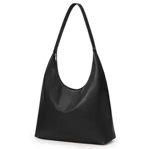 KALIDI Casual Tote Bag Vegan Leather Hobo Zipper luxury Work Bag Weekender Shoulder for Women Shoulder Travel crossbody Purse
