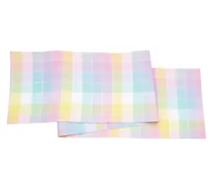 Hana Color Block Plaid Runner by Valerie