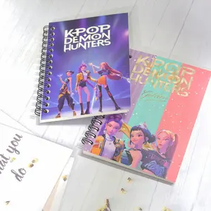 A6 K-pop Girl Group Spiral Notebook, Anime Cartoon Merchandise, Diary, Student Stationery, School Supplies, Birthday Gift