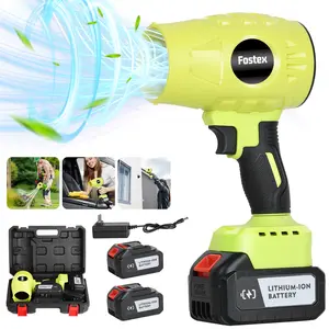 Brushless Cordless Leaf Blower Kit with 2×4.0Ah Batteries & Storage Case, Powerful for Leaves, Dust, Car & Patio Cleaning