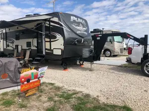 BP Conversion, converting the bumper pull RV to a gooseneck tow.