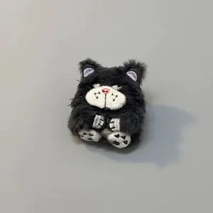 Plush Cute Gray Cat for AirPods 4th Generation Earphone Cover Niche Personality Apple 2/ 3rd Generation Protective Cover