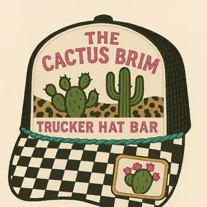 The Cactus Brim Trucker Hat Bar - DIY Design