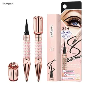 Waterproof Diamond Liquid Eyeliner Pen, Long-Lasting Sweat Resistant Eye Makeup Tool, Suitable for Daily Use & Special Occasions