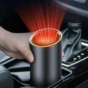1 One Multi-Function Car Heater, Constant Temperature Control, 150W Comvection Heating, Automobile Plug, ≤ 36V Working Voltage, 5 Square Meters Heating Range, No Battery, Winter Car Heating Defrost, Vehicle with Suction Cup Cigarette Lighter