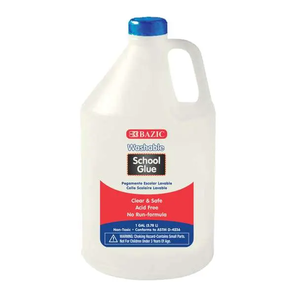 Clear Washable School Glue 1 Gallon Clear Washable School Glue 1 Gallon