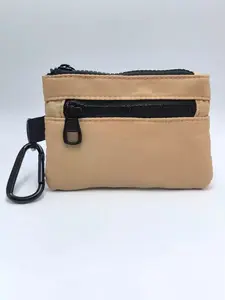 Multi-Pocket Coin Purse & Key Pouch - Unisex Small Storage Bag for Coins, Keys and Small Items-khaki