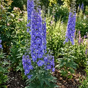 Fresh Delphinium Seeds for Garden Planting Non-GMO Perennial Flower Seeds Easy to Grow Beautiful Blooms for Home Garden Decoration