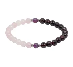 Passion & Love Elastic Bracelet - 6mm Beads