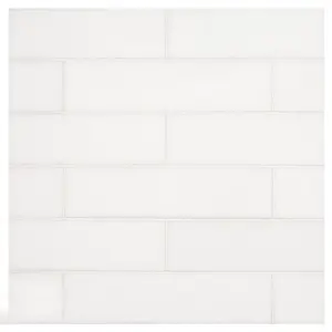 Celestial White 2x8 Polished/Honed Marble Subway Tile