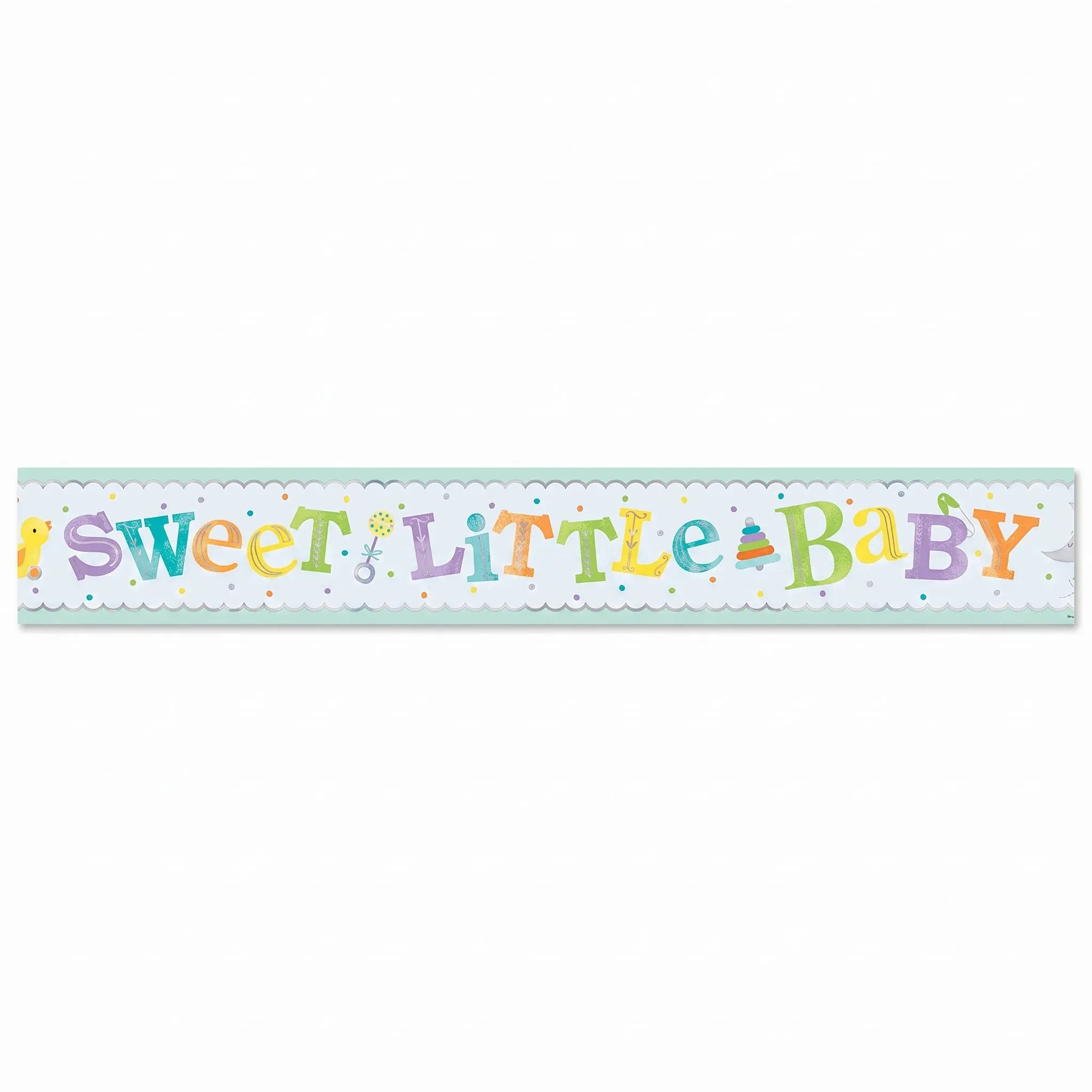 "Sweet Little Baby" Baby Shower Banner