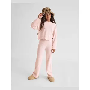 The Children's Place Girls Active Super Nova Wide Leg Lounge Pants Pink XL (14)