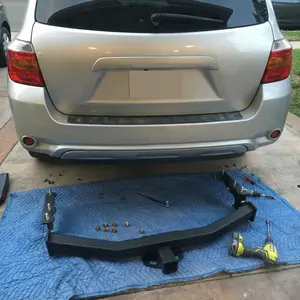 Rear Trailer Hitch, 2 inch Towing Hitch Receiver Class 3 Hitch Compatible For Toyota Highlander 2008-2013