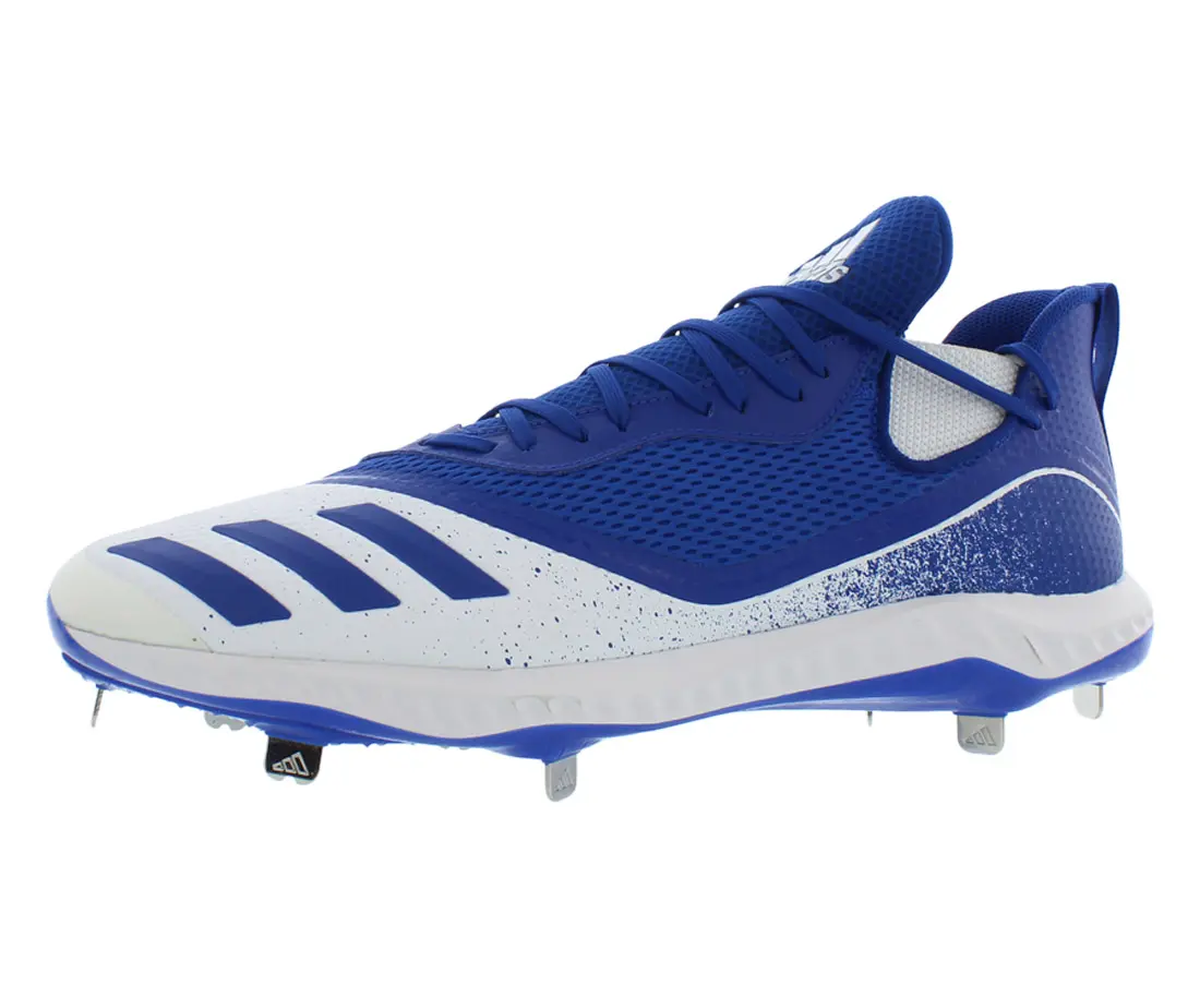 Adidas Icon V Bounce Men's Low-Top Cleats, Lace-Up Baseball Footwear for Athletic Field Sports Performance, Baseball Cleats