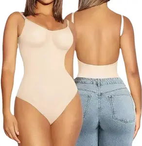 FeelinGirl Shapewear Bodysuit for Women Tummy Control Thong Shaper Backless Seamless Bodysuit Comfortable Fabric Womenswear FeelinGirl Shapewear Bodysuit for Women Tummy Control Thong Shaper Backless Seamless Bodysuit Comfortable Fabric Womenswear
