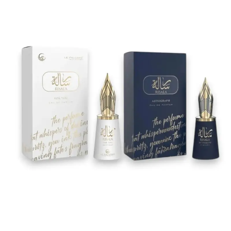 Le Falcone Risala Autograph Eau De Parfum (EDP) - 100 ml-3.4 fl oz Unisex Fragrance for Unisex Wear, Daily Use Fragrance with Pink Pepper, Labdanum, Vanilla Notes, Luxurious Perfume