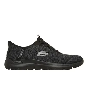 Skechers Mens Arch Fit Summits Slip-Ins Sneakers Shoes Casual - Black
