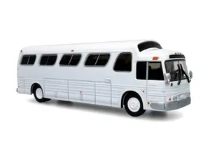1966 GM PD4107 - Buffalo Coach: Blank White Diecast 1:87 Scale Model - Iconic Replicas 87-0288