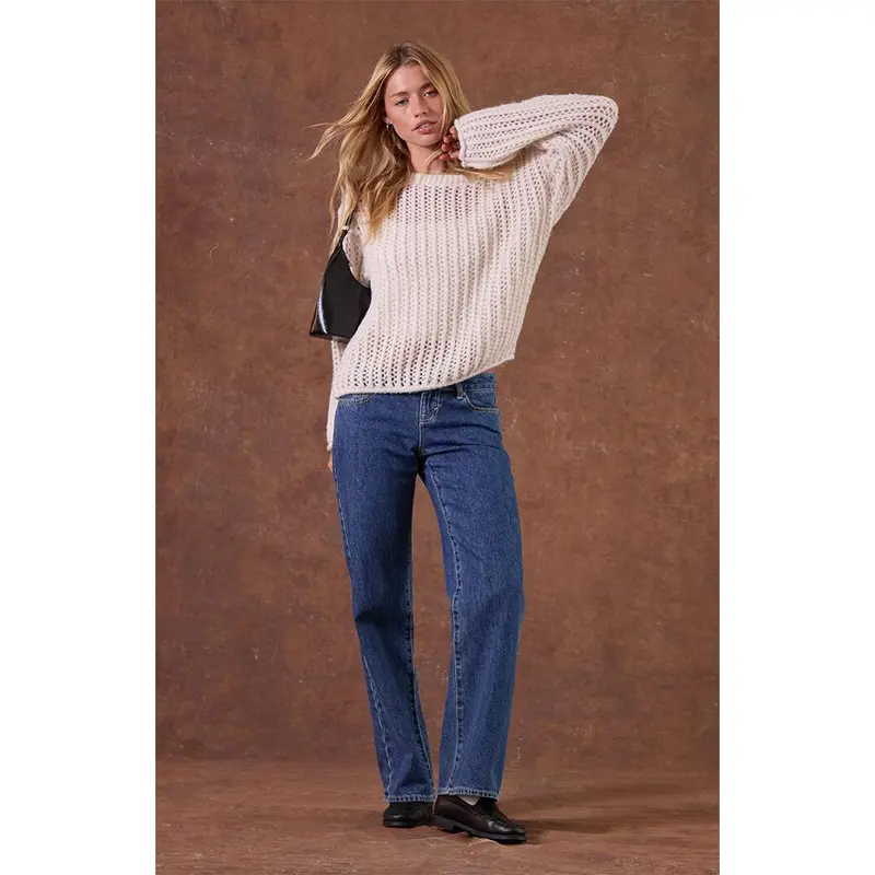 Pacsun Women's Sammy Ultimate Low Rise Straight Leg Jeans Medium Blue