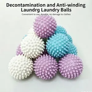 1-pack/tes Laundry Ball, Anti-Tangle Dirt Remover Washing Ball, Magic Clothes Cleaning Ball