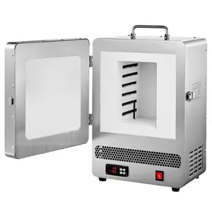 VEVOR Electric Melting Furnace, 1650W Electric Kiln, Digital Melting Furnace with Max Temperature 2192/1200 for Lost-Wax Casting, Clay DIY, Metal Annealing, Ceramic Firing, PID Temp Control