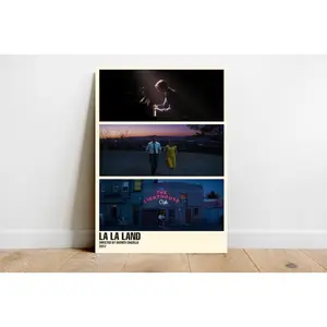 La La Land Poster | Damien Chazelle | Cinema Still | Film Art Print  , Premium Poster, Canvas Home Decor