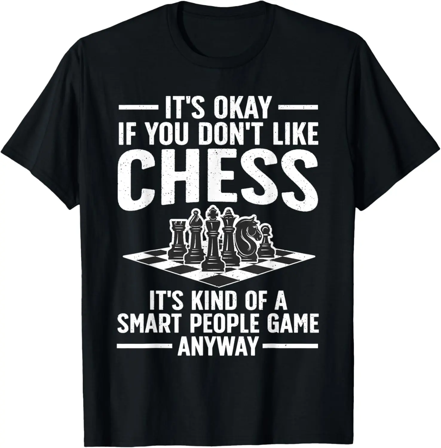 Cool Chess Players Art For Men Women Chess Lover Novelty Summer Casual Shortsleeve Cotton T-Shirt