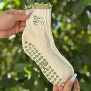 Pilates & Matcha Grip Sock