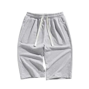 Men's Cotton Casual Sweat Shorts - Lightweight, Fitted Cut, Multi-Sizes, Pockets, Plain Athletic Bottoms for Gym Loungewear, Lounge Use,summervibes