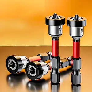 Heavy-Duty Magnetic Drill Bits, Anti-Slip & Impact-Resistant, Magnetic Tip for Secure Positioning, Oxide Finish, Ideal for Professionals