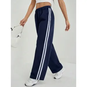 Casual Jogger Pants Jogging Bottoms Stretch Waist Straight Leg Trousers Loose Sports Trousers Yoga Trousers Elasticated Trousers With Pockets For Teenagers Girls Boys Kids GK2089