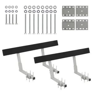 Rustproof Adjustable Boat Trailer Side Guides – Made of Galvanized Steel with PVC Protection, Easy to Install – Perfect for Ski, Fishing, and Sailboats – Set of 2, 43" (110 cm)