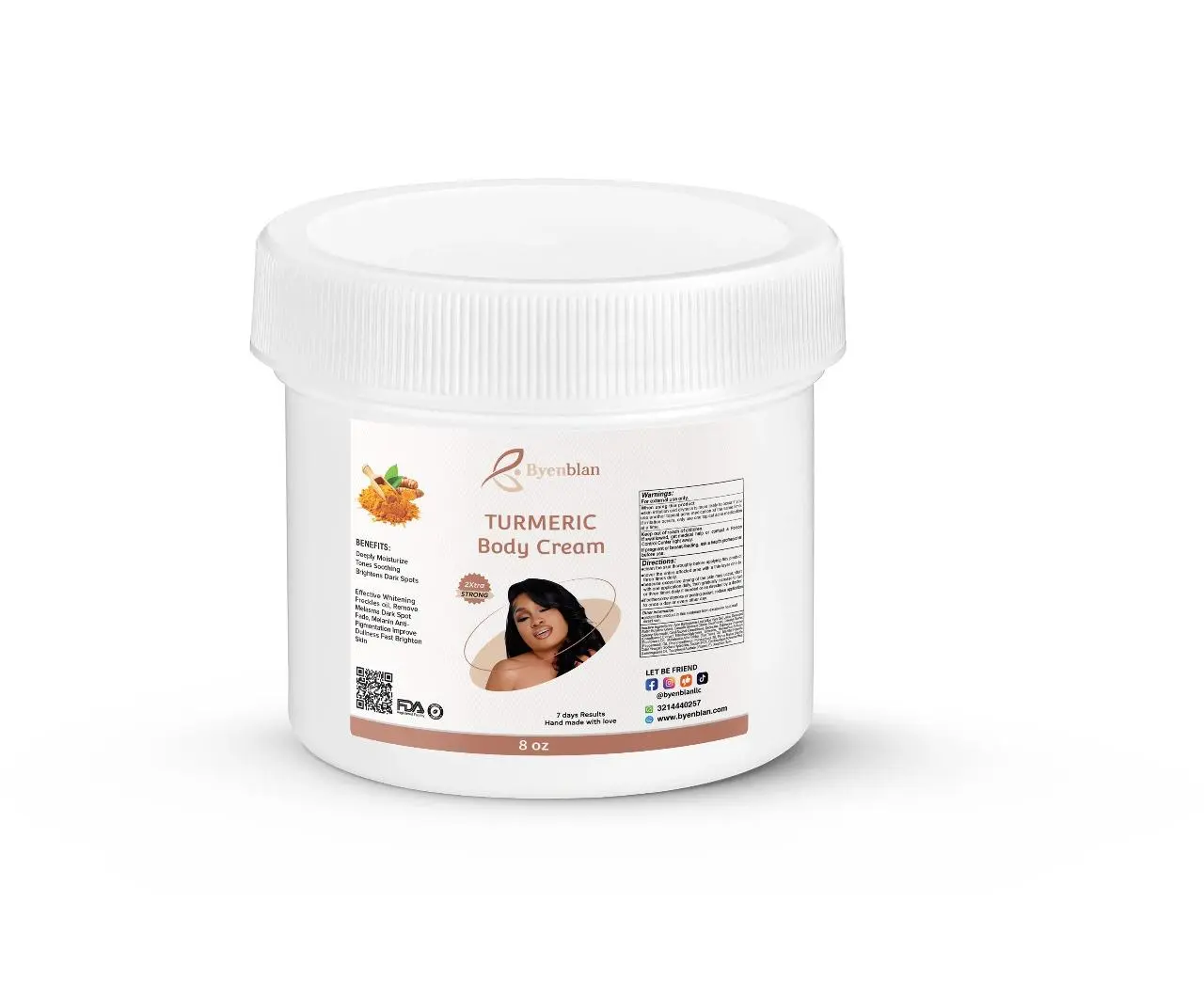 Byenblan- Turmeric Glow Body Cream | Exfoliate Gently Byenblan- Turmeric Glow Body Cream | Exfoliate Gently