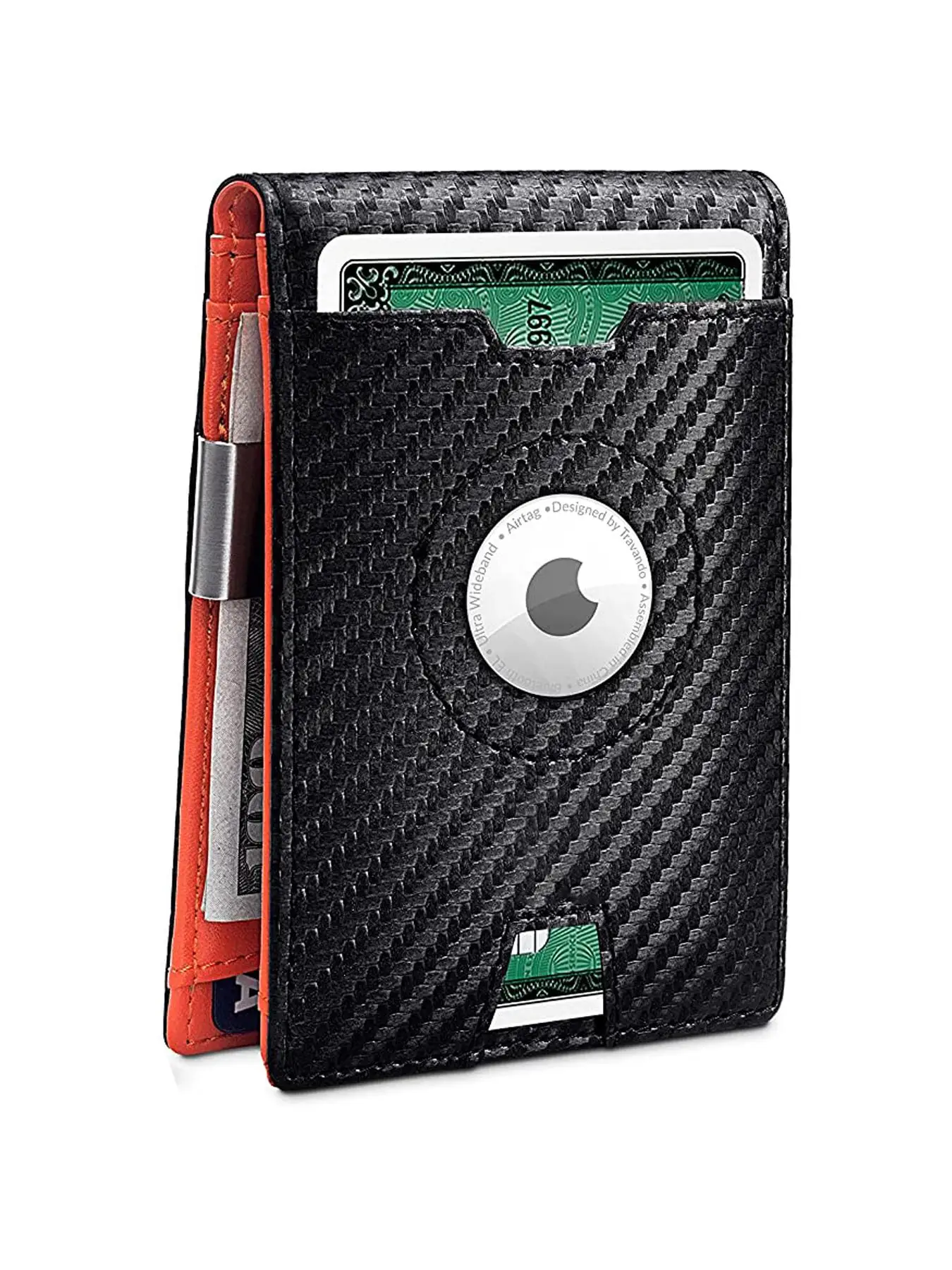 Men's Casual Geometric Pattern Pu Leather Card Holder, Minimalist Rfid Wallet for Men, Simple Multiple Slots Credit Card Holder, Basic Small Wallet fo