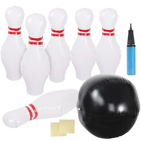 Inflatable Kids Bowling Set for Kids Indoor Games Fun Giant Yard Games