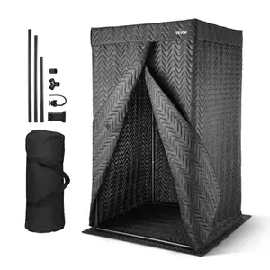 fathersdaygift VEVOR 6.56 ft Portable Vocal Booth Pro-Grade Recording Studio for Echo-Free Vocals