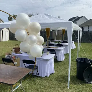Segawe Wedding Party Tent Gazebo Canopy Tent W/ Removable Sidewalls Outdoor White