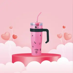 Stainless Steel Thermos Bottle, 1 Count 1.25L Large Capacity Thermos Cup with Handle, Outdoor Sports Portable Water Bottle for Women Men Him Her