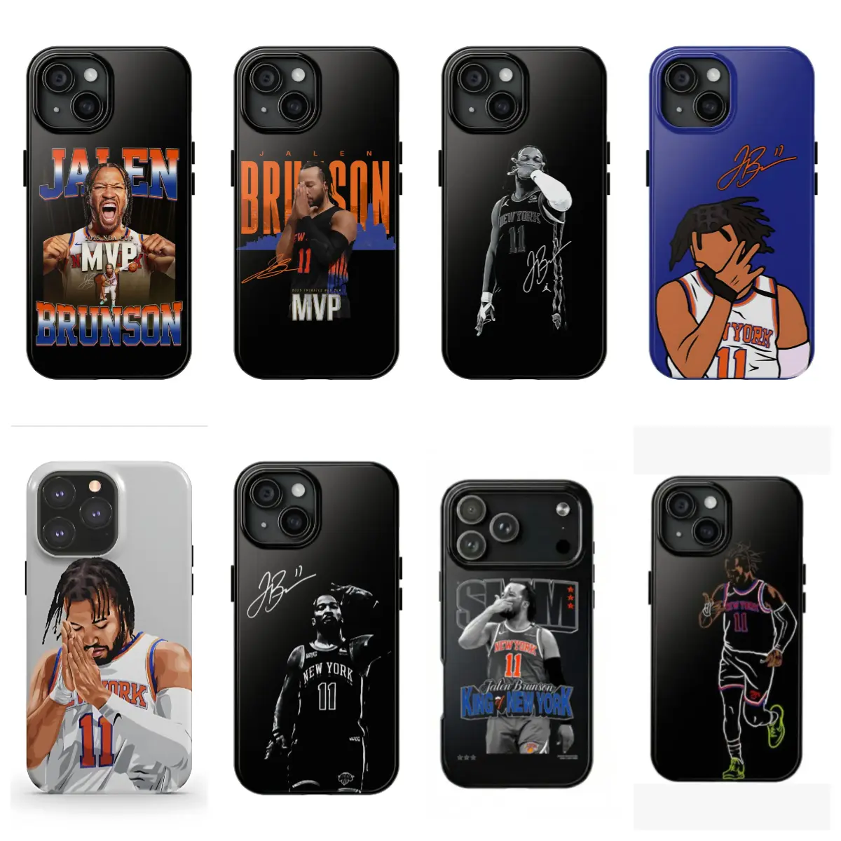 Jalen Phone Case Featuring, Brunson Phone Case, Basketball Protective Accessory, MVP Champions, For iPhone 12/13/14/15/16/17 Promax Pro Plus and 17 Air ,Perfect for Her/Him fashionable gift