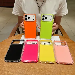 Three-In-One Protective Colorful Anti-Drop Phone Case, Compatible with iPhone XS-17 Pro Max/plus Pro, Triple Layer Protection