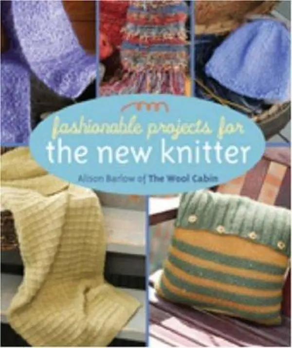 Used Hardcover Book - Fashionable Projects for New Knitters by Alison Barlow, English - Includes Knitting, Felted Patterns, Knitted Sweater & Accessories for Women