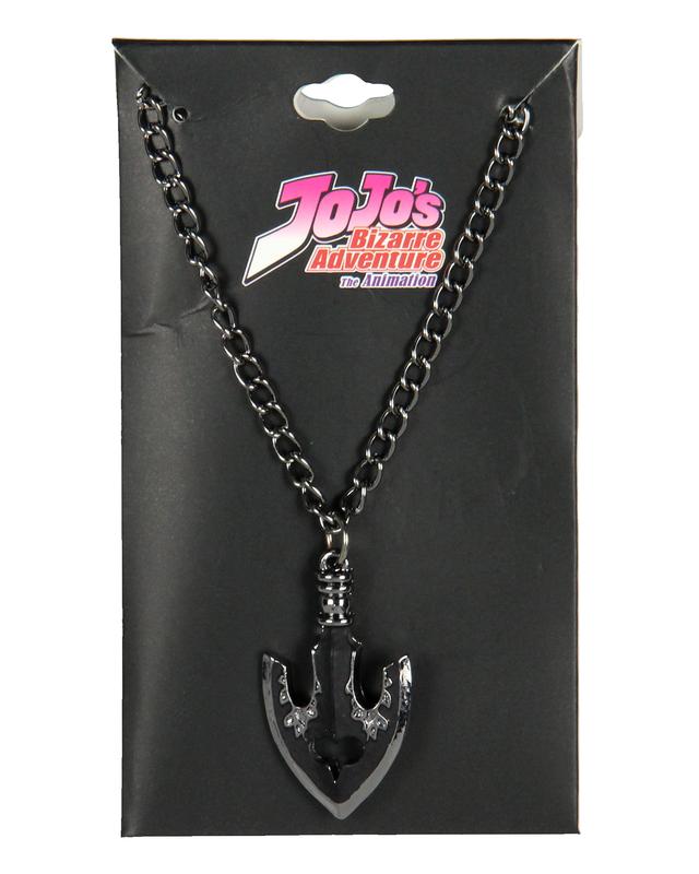 JoJo's Bizarre Adventure Anime Keicho's Stand Arrow Replica Design Necklace With Adjustable Chain and Lobster Clasp