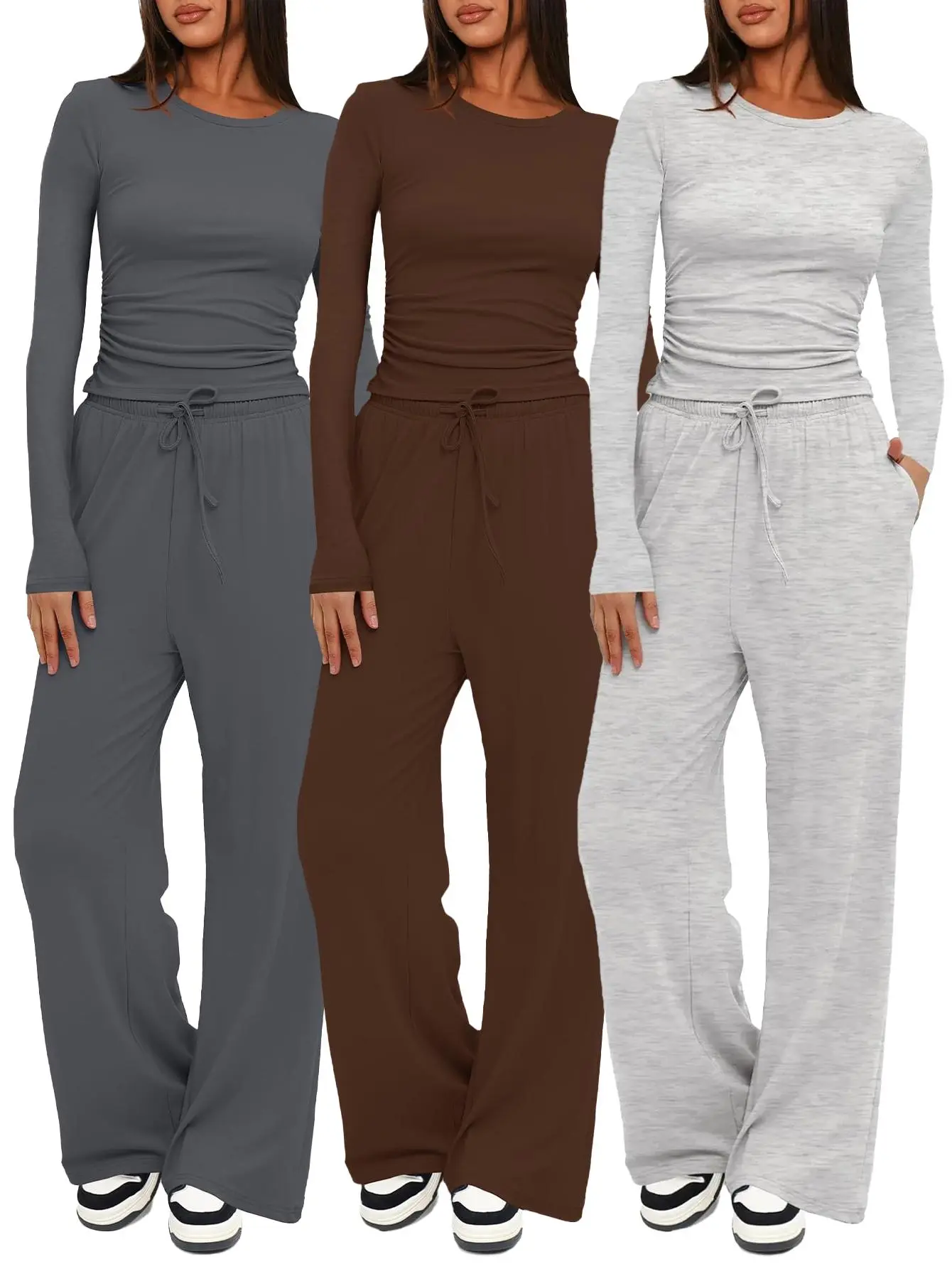 Gray+Light Gray+Coffee Brown