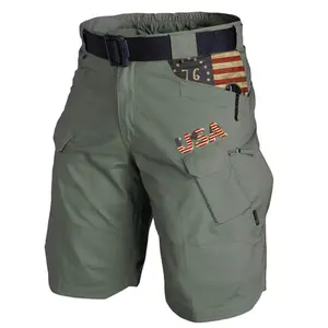 Tactical shorts with prints, outdoor workwear shorts, commander's summer training uniform shorts, five-pocket pants