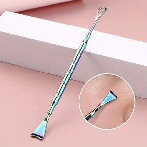Stainless Steel Manual Blackhead Remover Tool, Comedone Extractor for Acne, Dead Skin & Sebum Cleaning, Facial Skin Care Tool for Pore Cleansing, Acne Blackhead Tools