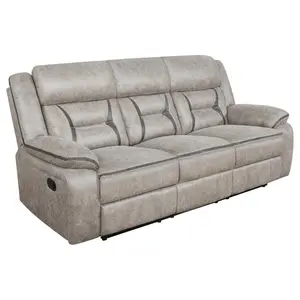 Greer Reclining Sofa - Taupe Greer Reclining Sofa - Taupe