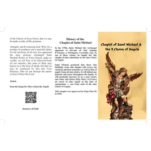 Chaplet of Saint Michael & the Nine Choirs of Angels Trifold Prayer Cards Packages