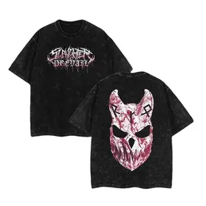 Slaughter To Prevail Deathcore Band Tee – Vintage Washed Oversized Metal Shirt, Russian Heavy Music Graphic T-Shirt, Premium Cotton Rock Streetwear, Distressed Unisex Merch, Gift for Brutal Music Addicts, Moshpit-Ready Fit